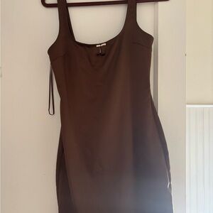 Zara Chic Brown Mini Dress